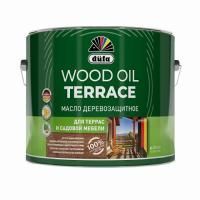 Масло для террас доски бесцветное 0,8л Oil Wood Terrace Dufa