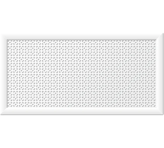 Экран для радиатора  120х60  Дамаско белый Стильный дом