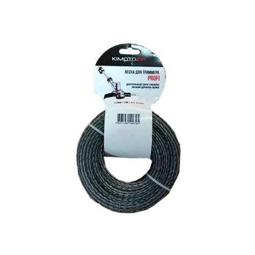 Леска для триммера 2,4 х 15м звезда Dou Core