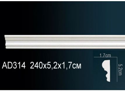 ПУ Перфект Молдинг  52х17х2400  AD314  