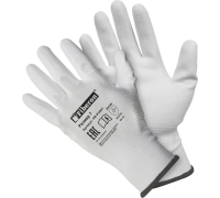Перчатки полиэстер д/точн.работ белые S Fiberon