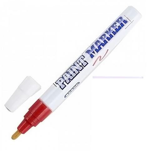 Маркер-краска 4мм красный Lekon(12)