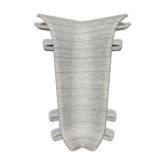 Плинтус Идеал 3Д 55 Классик 253 угол внутренний ясень серый  