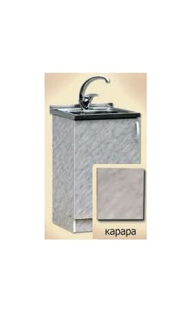 Тумба д/мойки 60 Белый Мрамор СТК