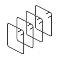 Хомут из арматуры 60х20