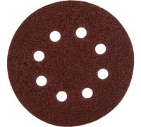 Круг шлифовальный бумага 125мм Р 60 8 отв 5шт Зубр