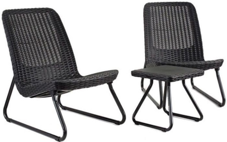 Мебель пластиковая Комплект столик два стула Rio Set  KETER