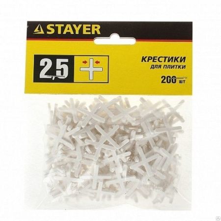 Крестики д/кафеля  2,5мм 150шт Зубр