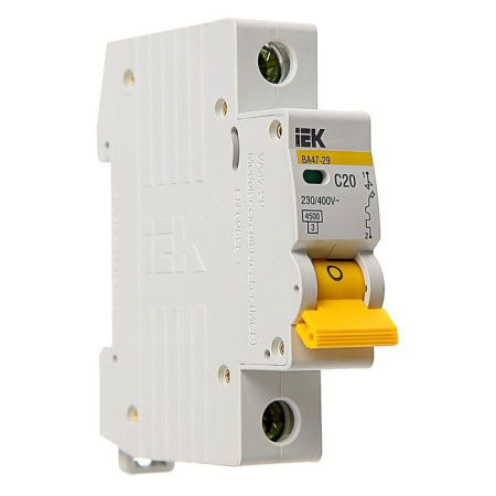 Автомат выключатель  20А 1п ВА 47-29 4,5kA IEK