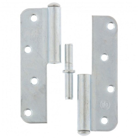 Петля дверная 110мм цинк левая ПН1-110 Металлист