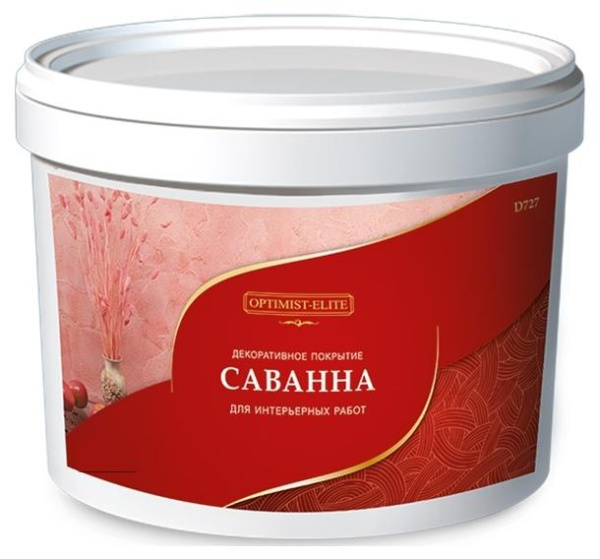 Покрытие декоративное D727 Саванна  7кг Optimist Elite