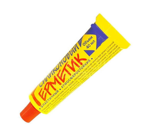 Герметик силиконовый универсальный  40мл белый НБХ