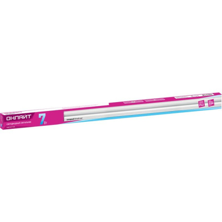 Светильник светодиодный  7Вт СПБ-Т5 600мм  6500К накладной с выключателем IN HOME