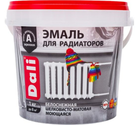 Эмаль для радиаторов алкидная 0,5кг глянц. Dali(6)